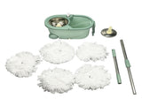 Spin Mop Bucket Floor Cleaning Mop Kit System Double Drive Washable Reusable Labor Saving V1294-YM0901-3117240173011