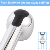 Pull Out Sink Sprayer Head Replacement, 2 Function Kitchen Sink Faucet Head, G1/2 or 13/16 Inch V1258-DP02-C-800