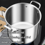 316 Stainless Steel 2.5mm Thick Soup Pot 28cm Inner Diameter Healthy Cooking V255-SOUPPOT_30CM