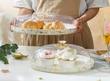 Dessert Plate Ceramic Dome Bread Plate Cover Appetizer Cover Mini Cover Glass Bell Jar V1370-AZ4-06593
