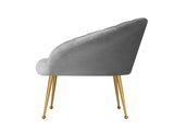 Artiss Armchair Velvet Grey Eloise UPHO-C-ARM-5107-GY