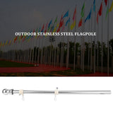 Flagpole, Stainless Steel Flagpole, Anti-Rust V1192-AZ-W-28779