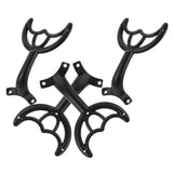 Zinc Alloy Black Ceiling Fan Mounting Bracket Compatible with Multiple Models Easy Installation V1370-AZ4-08617