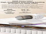 Purple Cordless Handheld UV Mite Remover - Bed Vacuum with 11KPA Powerful Suction & 8000 Times/Min V888-ELOSUNG45257