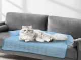 Cooling Cat Bed Dog Ice Silk Mat Pet Mat Breathable Cooling Pad With Pillow Pet Bed For Dogs Cats V1370-AZ4-12346
