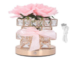 Rose Flower Lamp Rechargeable Touch Control Stepless Brightness Dimming 3 Color Temperature Cordless V1294-YM0901-3119240103011