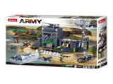 Sluban B0861 Model Kit WWII Atlantic Wall Coastal Bunker Defense Normandy DDay Military Base Ou SLB0861