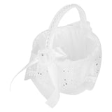 Flower Lace Basket White Romantic Basket Candies Container Wedding Ceremony Decoration5707 V1294-YM0721-3115200142813