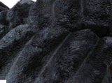 Harper Supremely Soft Fleece Extra Large Throw / Single Sized Blanket 200 x 150 cm Black V442-YTL-THROW-3177HARPER-BLACK-RE