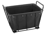 Laundry Cart, Rolling Grocery Utility Cart with Waterproof Liner & Swivel Wheels, 118 KG Large Load V952-XYC2LKSJSCL04UN2C001V0