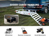 50 x 29.5 x 8.7 in Hitch Cargo Carrier, 500lb Capacity Trailer Hitch Mount Aluminum Cargo Basket V952-CHXLK47286500HPGUV0