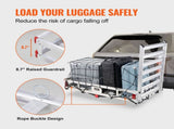 50 x 29.5 x 8.7 in Hitch Cargo Carrier, 500lb Capacity Trailer Hitch Mount Aluminum Cargo Basket V952-CHXLK47286500HPGUV0