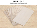 10Pcs Flat Beige Wood Boards Utility Panels Ideal for Painting Crafts V1369-AZ3-W-14210
