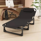 Foldable Oxford Cloth Sun Lounger with Headrest V728-LP601101700858127