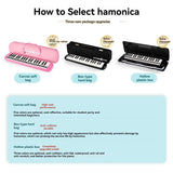 32-key melodica, student melodica, children melodica, beginner musical classroom V1102-783-04477-BLU-32