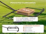 Drag Harrow, 74" Width Tow Behind Drag Harrow, Q235 Steel Driveway Grader with Adjustable Bars & Pin V952-QYP74INCHESQZ4JIFV0