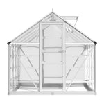 Green Fingers Greenhouse 2.48x1.89x2M Aluminium Polycarbonate Green House Garden Shed GH-ALU-C-248X189X200-N-AB