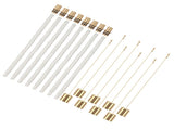 8Pack Wine Bottle Torch Kit Long Life Torch Wicks Brass Torch Wick Holders Caps Wine Bottle Torch V1294-YM0710-3117230278011