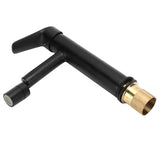 Bathroom Faucet Basin Bathroom Mixer Tap Rotational Bathroom Basin Sink Tap BlackUS 9/16 Thread V1294-YM0901-3112200135211