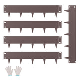 VEVOR Steel Landscape Edging 5 Packs 39 x 5in Rust-Resistant for Yard Brown V952-DXGJSPZ5PCS3BLAFEV0