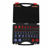 44pcs Nut and Bolt Thread Checker Red Blue Nut and Bolt Size Gauge Inch Metric Nut and Bolt V1294-YM0710-3114230169611