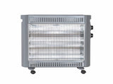 2200W Quartz Infrared Radiant Heater with Adjustable Thermostat and 2 Power Settings V196-H220