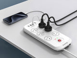 Huntkey SAC607C 6 Outlets Surge Protector Powerboard with 2x USB-A & 2x USB-C V28-PSUHUNSAC607C