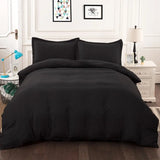 Black Seville Heritage Quilt / Doona / Duvet Cover set V745-AQ08003K3