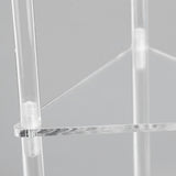 Side Table Modern Stable 3 Tier Round Acrylic Drink Table for Living Room Bedroom Bedside V1294-YM0901-3116240027011