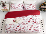 Christmas Santa Como Dahlia Quilt / Doona / Duvet Cover set V745-AQ044025Q3
