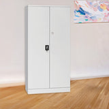 Two-Door Shelf Office Gym Filing Storage Locker Cabinet Safe V63-759835