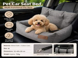 Grey M Size 55x40cm Car pet bed -Oxford Linen Removable Washable Non-Slip Sofa Bed for Small Dogs V888-ELOSUNG53912