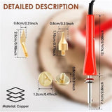 56 Letters Copper Mold DIY Wood Carving Set,Hot Stamp Tool with Letters for Wood,DIY Wood V1369-AZ3-W-22235