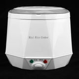 1.6L Mini Portable Electric Rice Cooker Rice Cooking Tool for 12V Car Use White V1294-YM0901-3113200060711