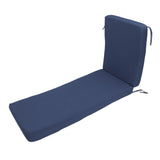 Lounge Chair Cushion with Ties Removable Rain Proof Fade Proof Sun Lounger Replacement Cushion for V1294-YM0901-3116250002513