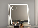 Embellir Makeup Mirror 40x50cm Hollywood Vanity with LED Light Strip Rotation MM-E-STAND-4050LED-WH