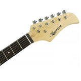 Karrera 39in Electric Guitar Music 6-String Instrument Full Size Pink EGP-5W-PK
