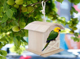 Mini Outdoor Wooden Bird House Nesting Cage Accessory for Garden Patio Decoration Ornament V1294-YM0901-3111200119911