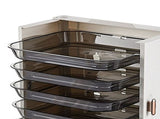 Kitchen Side Dishes Punch Free Foldable PET 6 Layers Wall Mounted Organization Rack Cooking Plates V1294-YM0512-3118220256611