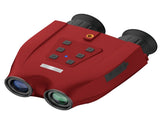 Red Professional HD Digital Night Vision Binoculars - 6X Optical Zoom, IR Illumination, Record 2.5K V888-ELOSUNG27376