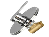 Shower Handle Valve All Copper Concealed 3 Way Round Hot and Cold Shower Faucet Shower Valve Trim V1294-YM0901-3112240027411