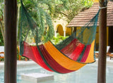 Mayan Legacy Queen Size Outdoor Cotton Mexican Hammock in Imperial Colour V97-TQIMPERIAL