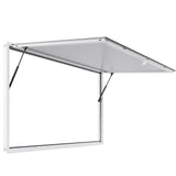 Concession Window 188x102cm, Aluminum Alloy Frame Service Window for Food Truck, Up to 85 Degrees V952-FWCK7440YC0YW73KQ001V0