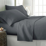 400TC Cotton Sateen Sheet Set King - Grey V442-ATX-SHEETS-400TCCOTTON-GREY-KI