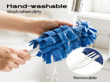 360&deg Electrostatic Duster Refills, 2026 New Washable & Reusable Microfiber Pads Fleece Duster Refill V1258-DP02-F-825