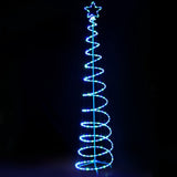 2.4M Christmas Tree LED Solar Motif Lights Jingle Jollys XMAS-MOT-TREE-SOLAR-24-MC