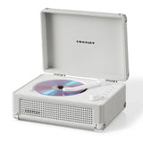 Crosley Cruiser Portable Retro CD Player with Stereo Bluetooth Speakers, FM Radio - White Sands V398-CR3505A-WS