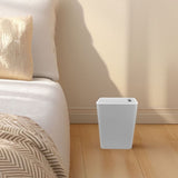 Elegant Multi-Color Plastic Trash Can with Press Top for Home Ample Capacity V1192-AZ-W-19139