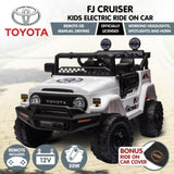 Kahuna Authorized Toyota Kids Ride-on FJ Cruiser J2099 - White CAR-TYT-FJC-WH