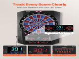 Electronic Board, 336mm Targetboard with 45 Games & 474 Variations for Up to 8 Players, 6 V952-DZFBB135INCHUY3BZ001V9